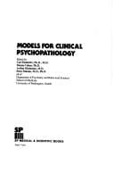 Models for clinical psychopathology