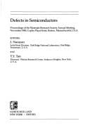 Defects in semiconductors