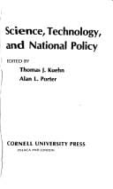 Science, technology, and national policy