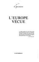 L' Europe vécue