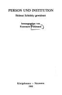 Person und Institution