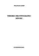 Theorie der Fotografie