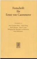 Festschrift für Ernst von Caemmerer zum 70. Geburtstag