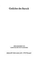 Gedichte des Barock