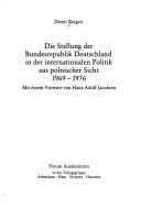 Die Stellung der Bundesrepublik Deutschland in der internationalen Politik aus polnischer Sicht