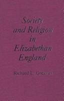 Society and religion in Elizabethan England