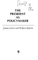 The President as policymaker