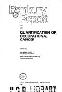 Quantification of occupational cancer