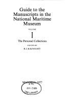 Guide to the manuscripts in the National Maritime Museum