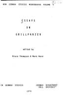 Essays on Grillparzer