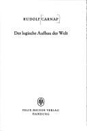 Der logische Aufbau der Welt