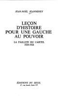 Leçon d'histoire pour une gauche au pouvoir