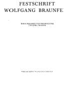 Festschrift Wolfgang Braunfels