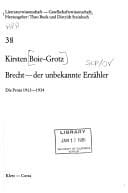 Brecht, der unbekannte Erzähler