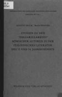 Studien zu den "Volgarizzamenti" römischer Autoren in der italienischen Literatur des 13. und 14. Jahrhunderts