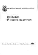 Disorders in higher education