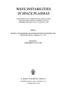 Wave instabilities in space plasmas