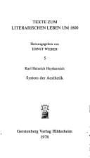 System der Aesthetik
