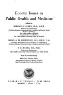 Genetic issues in public health and medicine