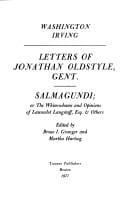 Letters of Jonathan Oldstyle, gent. ; Salmagundi