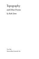 Topography, and other poems