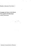 Language and literacy in our schools
