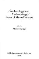 Archaeology and anthropology