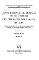 Henri Basnage de Beauval en de Histoire des ouvrages des savans, 1687-1709