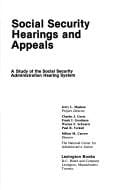 Social security hearings and appeals