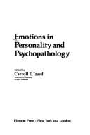 Emotions in personality and psychopathology