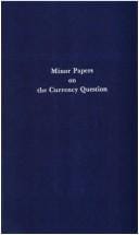 Minor papers on the currency question, 1809-1823