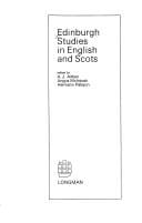 Edinburgh studies in English and Scots