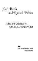 Karl Barth and radical politics