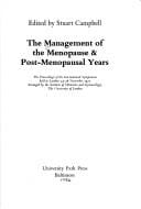 The Management of the menopause & post-menopausal years