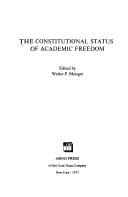The Constitutional status of academic freedom