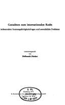 Gutachten zum internationalen Recht