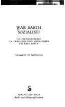 War Barth Sozialist?