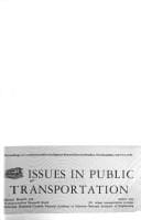 Issues in public transportation