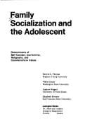 Family socialization and the adolescent;: Determinants of self-concept, conformity, religiosity and counterculture values