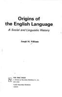 Origins of the English language, a social and linguistic history