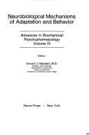 Neurobiological mechanisms of adaptation and behavior