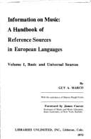 Information on music