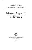 Marine algae of California