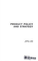 Product policy and strategy