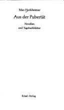 Aus der Pubertät