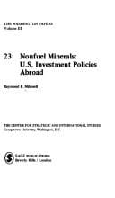 Nonfuel minerals--U.S. investment policies abroad