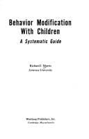 Behavior modification with children