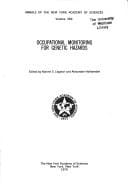 Occupational monitoring for genetic hazards