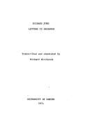 Letters to Gayangos