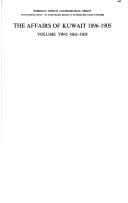 AFFAIRS OF KUWAIT 1896-1905